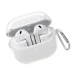 Кобура VLP Charm Case для Samsung Galaxy Buds 3 / 3 Pro силикон, прозрачный