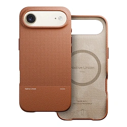 Клип-кейс (накладка) Native Union (Re) Classic Case для Apple iPhone Air полиуретан, поликарбонат, коричневый