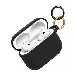 Кобура VLP Charm Case для Apple AirPods Pro 3 силикон, чёрный
