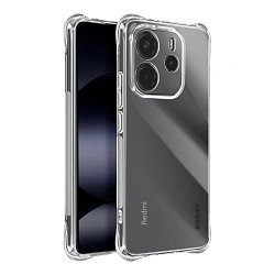 Клип-кейс (накладка) для Xiaomi Redmi Note 14 4G силикон, прозрачный