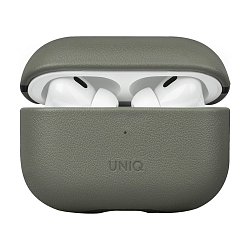 Кобура UNIQ Terra для Apple AirPods Pro 2 кожа, болотный