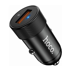 Автомобильное зарядное устройство + кабель Micro Hoco Z32A 18 Вт, чёрный