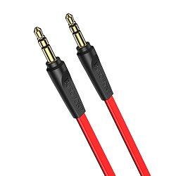 Аудиокабель Borofone BL6 3.5 mm jack - 3.5 mm jack 2 м, красный