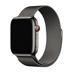 Браслет Apple Milanese Loop для Apple Watch 38 / 40 / 41 / 42mm сталь Graphite (One Size)