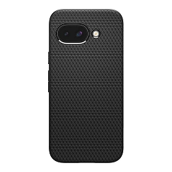 Клип-кейс (накладка) Spigen Liquid Air для Google Pixel 9a полиуретан, чёрный