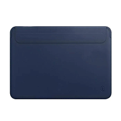 Чехол WIWU Skin Pro 2 Leather Sleeve для Apple MacBook Air 15" (2023 - 2025) полиуретан, кожа, синий