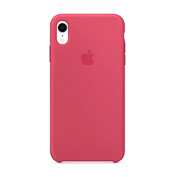 Клип-кейс (накладка) Apple Silicone Case для Apple iPhone Xr силикон, Hibiscus