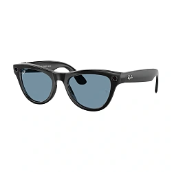 Умные очки Ray-Ban Skyler Shiny Black, Clear/Cerullean Blue Transitions, (52-20-150mm)