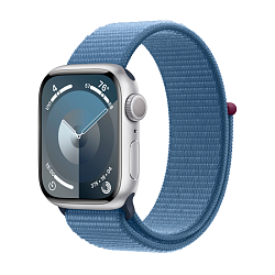Умные часы Apple Watch Series 9 41mm GPS Silver Aluminum Case Winter Blue Sport Loop