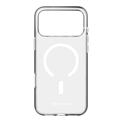 Клип-кейс (накладка) Native Union (Re) Clear Case для Apple iPhone 17 Pro поликарбонат, термополиуретан, прозрачный