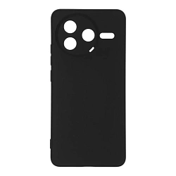 Клип-кейс (накладка) Borasco Silicone Case для Xiaomi Poco F7 Pro силикон, чёрный