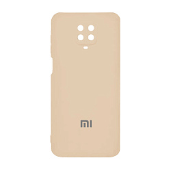 Клип-кейс (накладка) для Xiaomi Redmi Note 9s / Note 9 Pro силикон, бежевый
