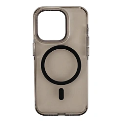 Клип-кейс (накладка) Clear Case MagSafe для Apple iPhone 16 Pro поликарбонат, прозрачно - золотистый