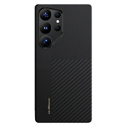 Клип-кейс (накладка) Benks ArmorAir Montage MagSafe для Samsung Galaxy S25 Edge кевлар (арамид), чёрный