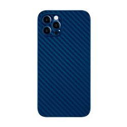 Клип-кейс (накладка) K-DOO Air Carbon для Apple iPhone 13 Pro Max карбон, синий