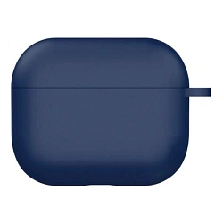 Кобура Silicon Protection Case для Apple AirPods Pro 3 силикон, тёмно-синий