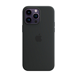 Клип-кейс (накладка) Silicone Case для Apple iPhone 14 Pro Max силикон, чёрный