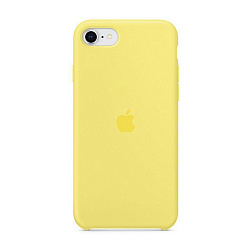 Клип-кейс (накладка) Apple Silicone Case для Apple iPhone SE 2020 / 2022 силикон, Lemonade