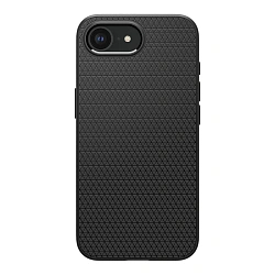 Клип-кейс (накладка) Spigen Liquid Air MagSafe для Apple iPhone 16e / 17e полиуретан, чёрный