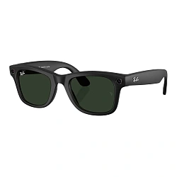 Умные очки Ray-Ban Wayfarer Matte Black, Clear/Graphite Green Transitions, (53-22-155mm)