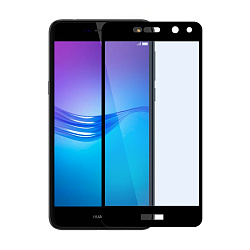 Защитное стекло 3D Classic для Huawei Y5 2017, черная рамка
