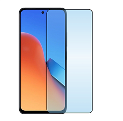 Защитное стекло 3D Premium для Xiaomi Redmi 12 / Redmi 13 / Poco M6 4G, черная рамка