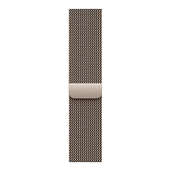 Браслет Apple Milanese Loop для Apple Watch 44 / 45 / 46 / 49mm сталь Natural Titanium (M)