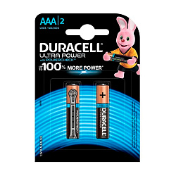 Батарейка Duracell Ultra Power AAA LR03-2BL, 2шт
