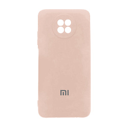 Клип-кейс (накладка) для Xiaomi Redmi Note 9T силикон, пудровый