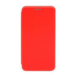 Чехол-книжка для Xiaomi Redmi 12C / Poco C55 искусственная кожа, красный