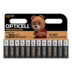 Батарейка Opticell Professional AA LR6-12BL, 12шт
