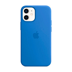 Клип-кейс (накладка) Apple Silicone Case MagSafe для Apple iPhone 12 / 12 Pro силикон, Capri Blue