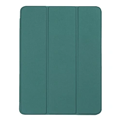 Чехол-книжка c отделением под стилус Smart Case для Apple iPad Pro 11" (2024 / 2025)  силикон, серо-зелёный