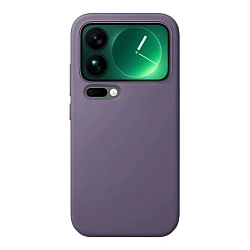 Клип-кейс (накладка) Silicone cover закрытый для Xiaomi 17 Pro Max силикон, лавандовый