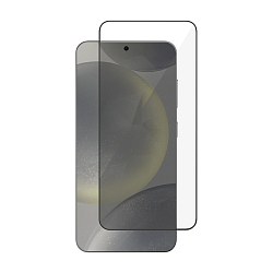 Защитное стекло uBear Extreme Nano Shield 2.5D для Samsung Galaxy S24 Plus / S25 Plus / S25 Edge, черная рамка