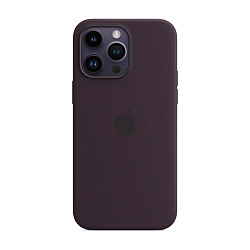 Клип-кейс (накладка) Silicone Case для Apple iPhone 14 Pro Max силикон, тёмно-фиолетовый