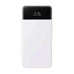 Чехол-книжка Samsung Smart S View Wallet Cover для Samsung Galaxy A53 полиуретан, поликарбонат, белый