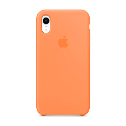 Клип-кейс (накладка) Apple Silicone Case для Apple iPhone Xr силикон, Papaya