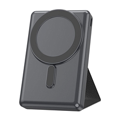 Внешний аккумулятор с беспроводной зарядкой WIWU Magnetic Power Bank JC-20 10000 мАч 15 Вт чёрный