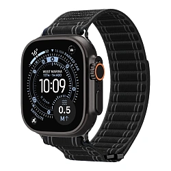 Ремешок Spigen WBF0 для Apple Watch 44 / 45 / 46 / 49mm текстиль чёрный