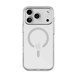 Клип-кейс (накладка) uBear Vision Mag Case для Apple iPhone 17 Pro Max полиуретан, поликарбонат, прозрачный