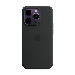 Клип-кейс (накладка) Silicone Case для Apple iPhone 14 Pro силикон, чёрный