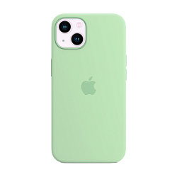Клип-кейс (накладка) Silicone Case для Apple iPhone 13 силикон, фисташковый
