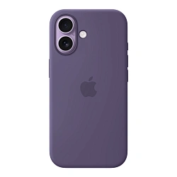 Клип-кейс (накладка) Silicone Case MagSafe для Apple iPhone 17 силикон, тёмно-фиолетовый