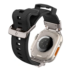 Ремешок Spigen DuraPro Armor для Apple Watch 44 / 45 / 46 / 49mm полиуретан чёрный