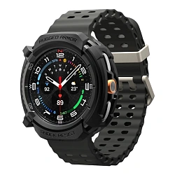 Чехол-бампер Spigen Rugged Armor для Samsung Galaxy Watch 8 Classic 46mm полиуретан, чёрный