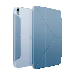 Чехол-книжка c отделением под стилус UNIQ Camden Click для Apple iPad Air 13" (2024 / 2025 / 2026) полиуретан, искусственная кожа, синий