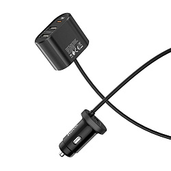 Автомобильное зарядное устройство Hoco Z35 18 Вт, чёрный