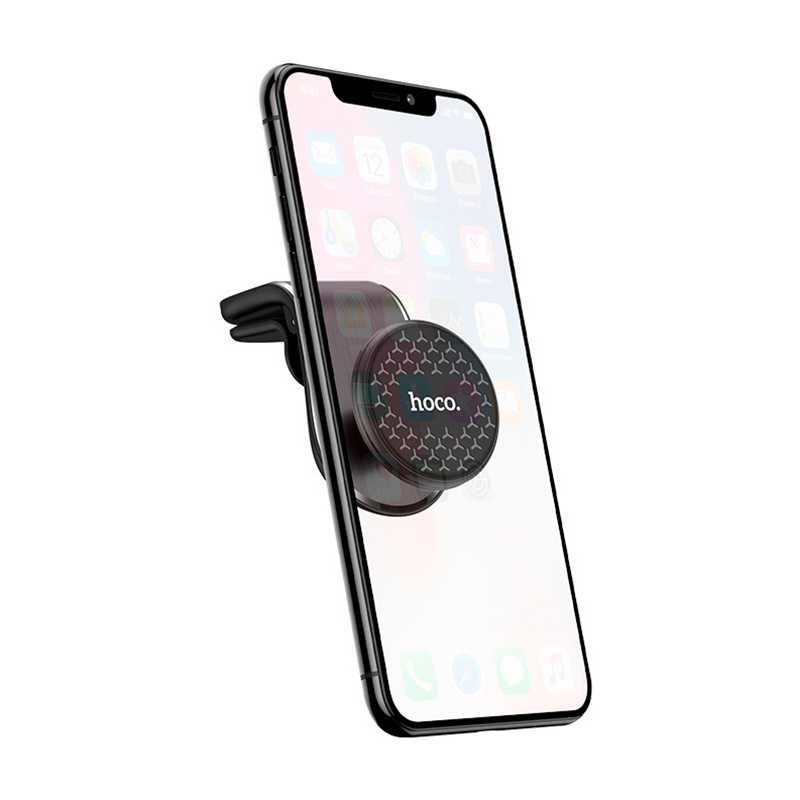 Автомобильный держатель магнитный Hoco CA59 (зажим), чёрный - 3