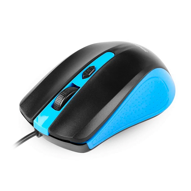 Мышь проводная SmartBuy SBM-352-BK, чёрный с синим - 2